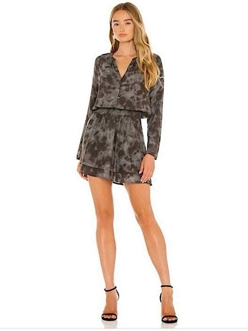 Rails Jasmine Dress in slate tie dye
